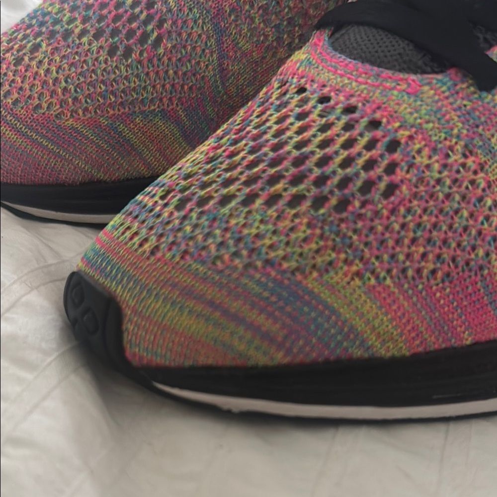 Nike Multicolor Flyknit Racer Shoes - Picture 4 of 7